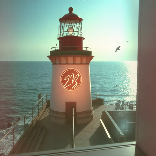 Vuurtoren aan zee. Je bewustzijn.