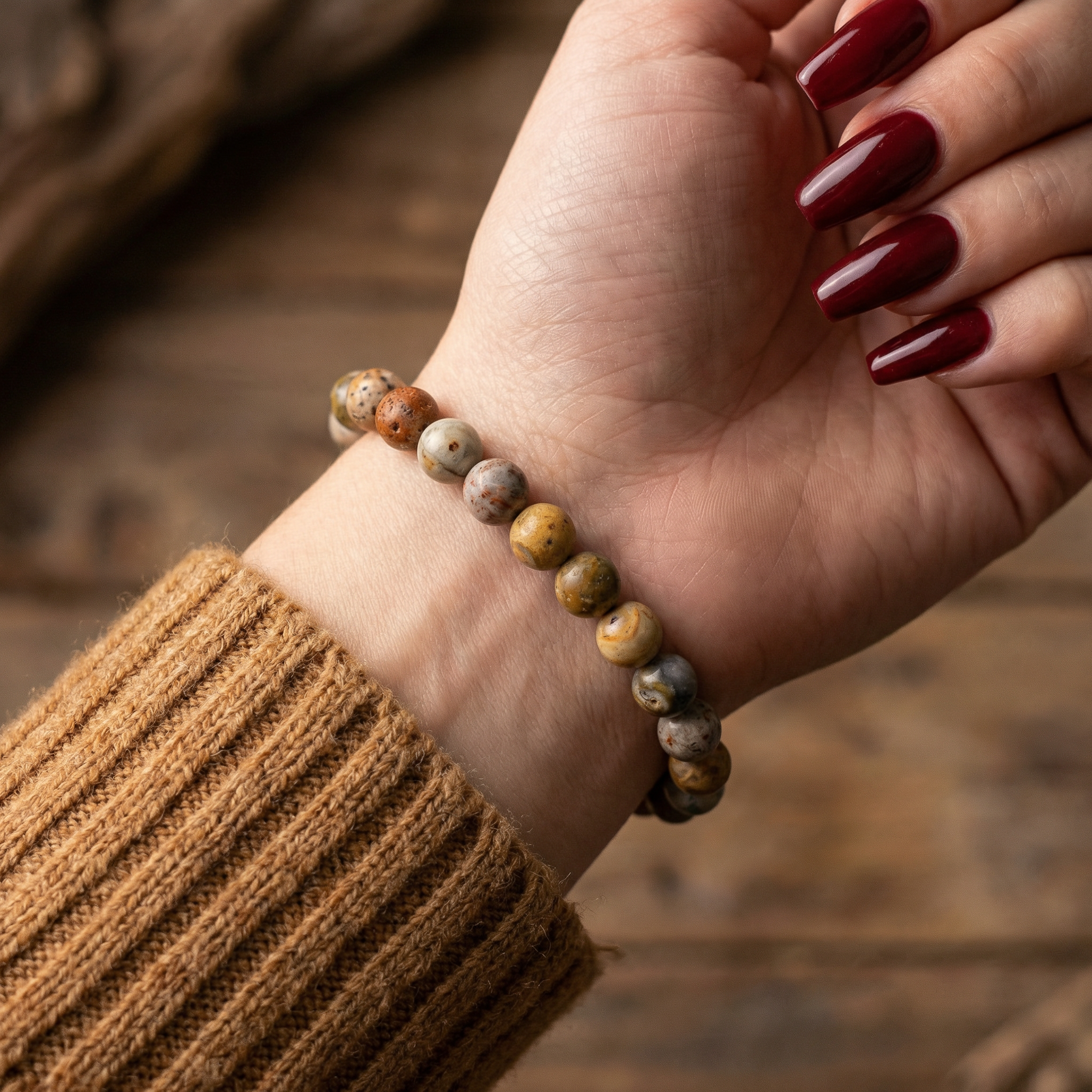 Edelsteen armband Crazy Lace Agaat