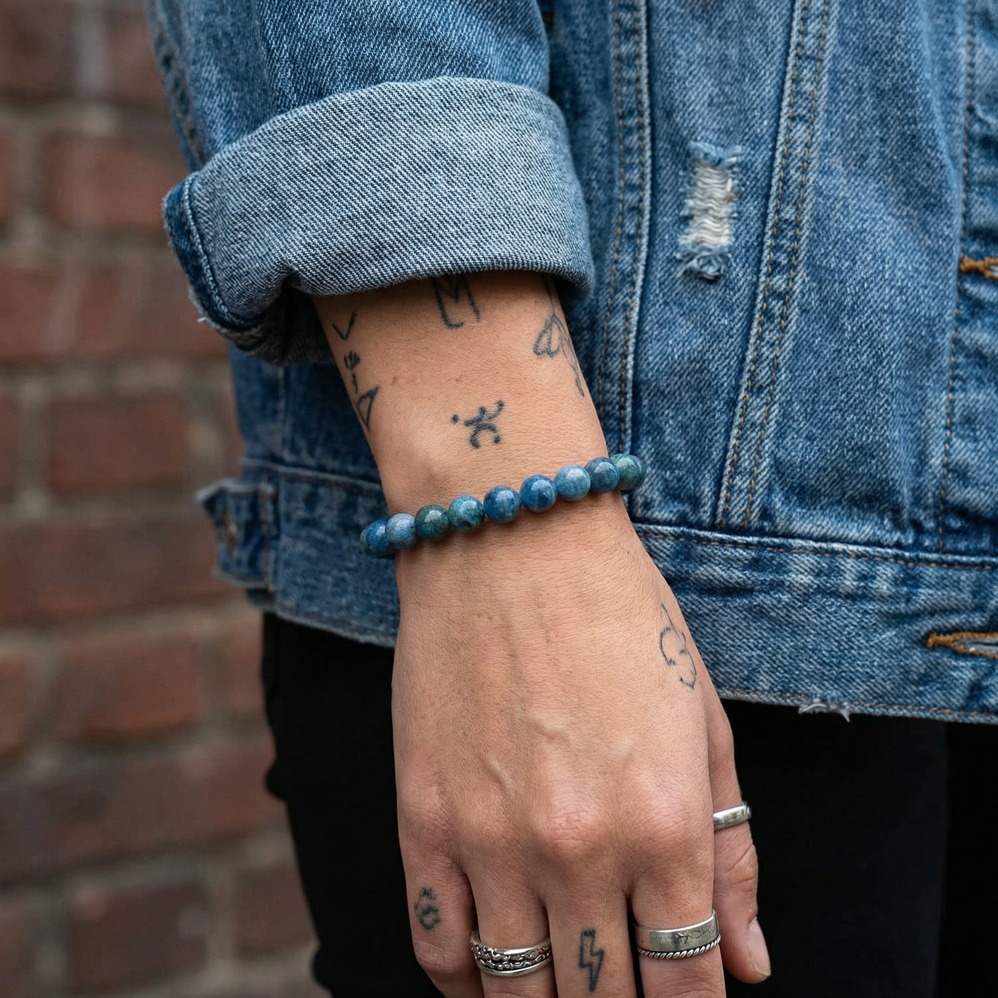 Edelsteen armband Apatiet