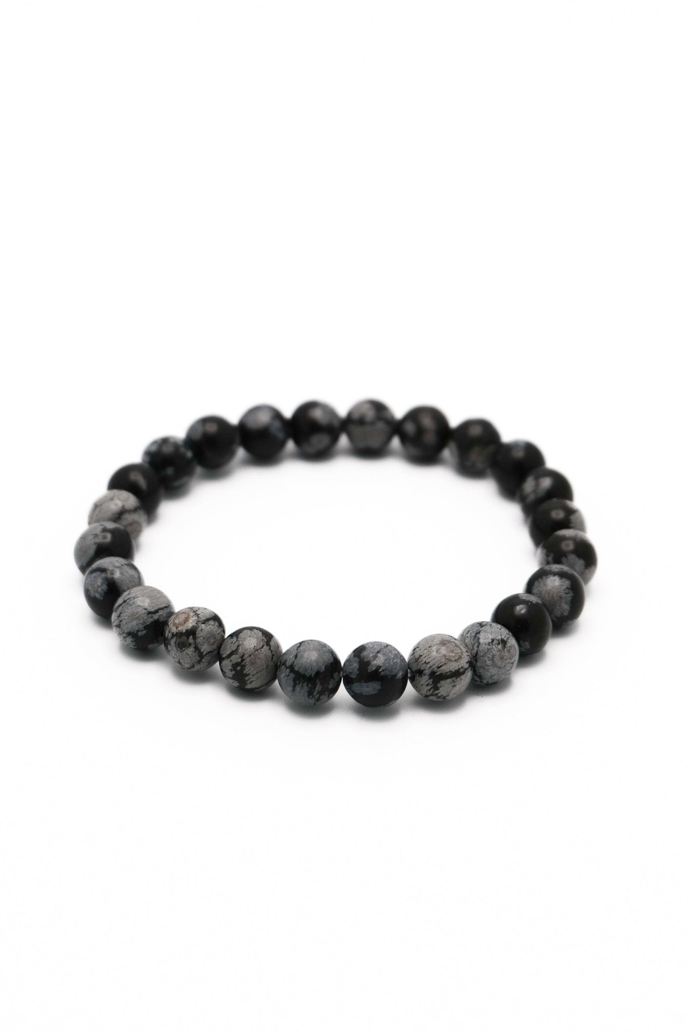 Edelsteen armband Sneeuwvlok Obsidiaan - Energiebazen