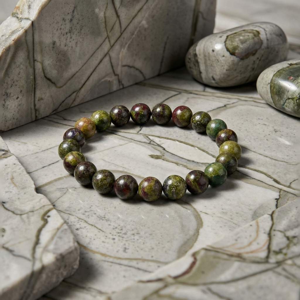 Edelsteen armband Drakenbloedsteen
