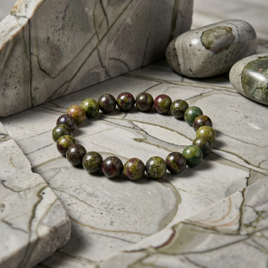 Edelsteen armband Drakenbloedsteen