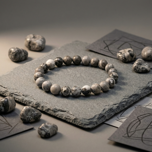 Edelsteen armband Picasso Jaspis