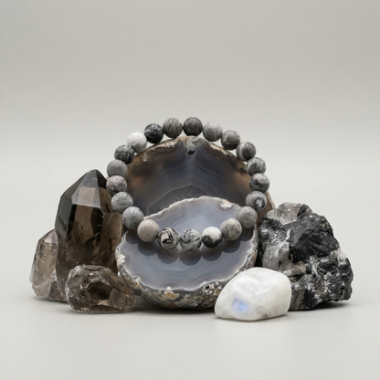 Edelsteen armband Picasso Jaspis