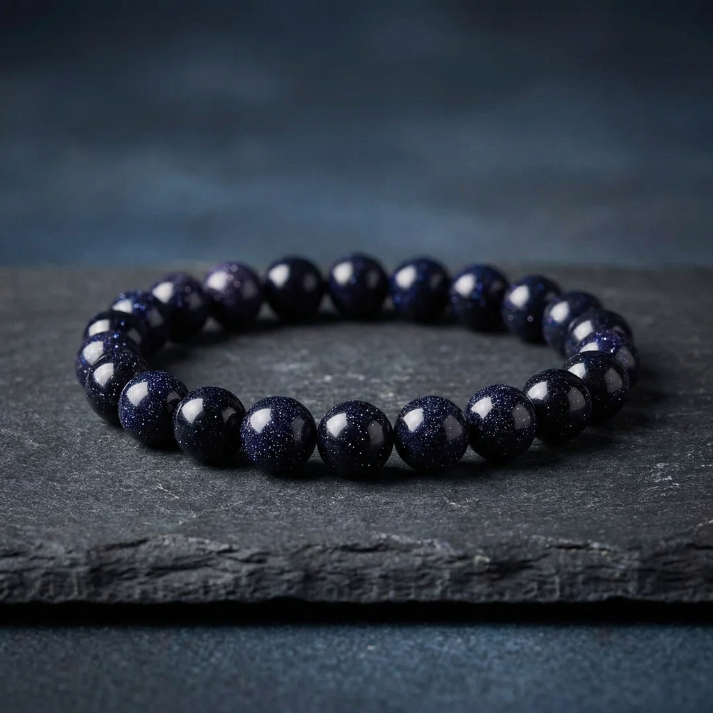 Edelsteen armband Blauwsteen