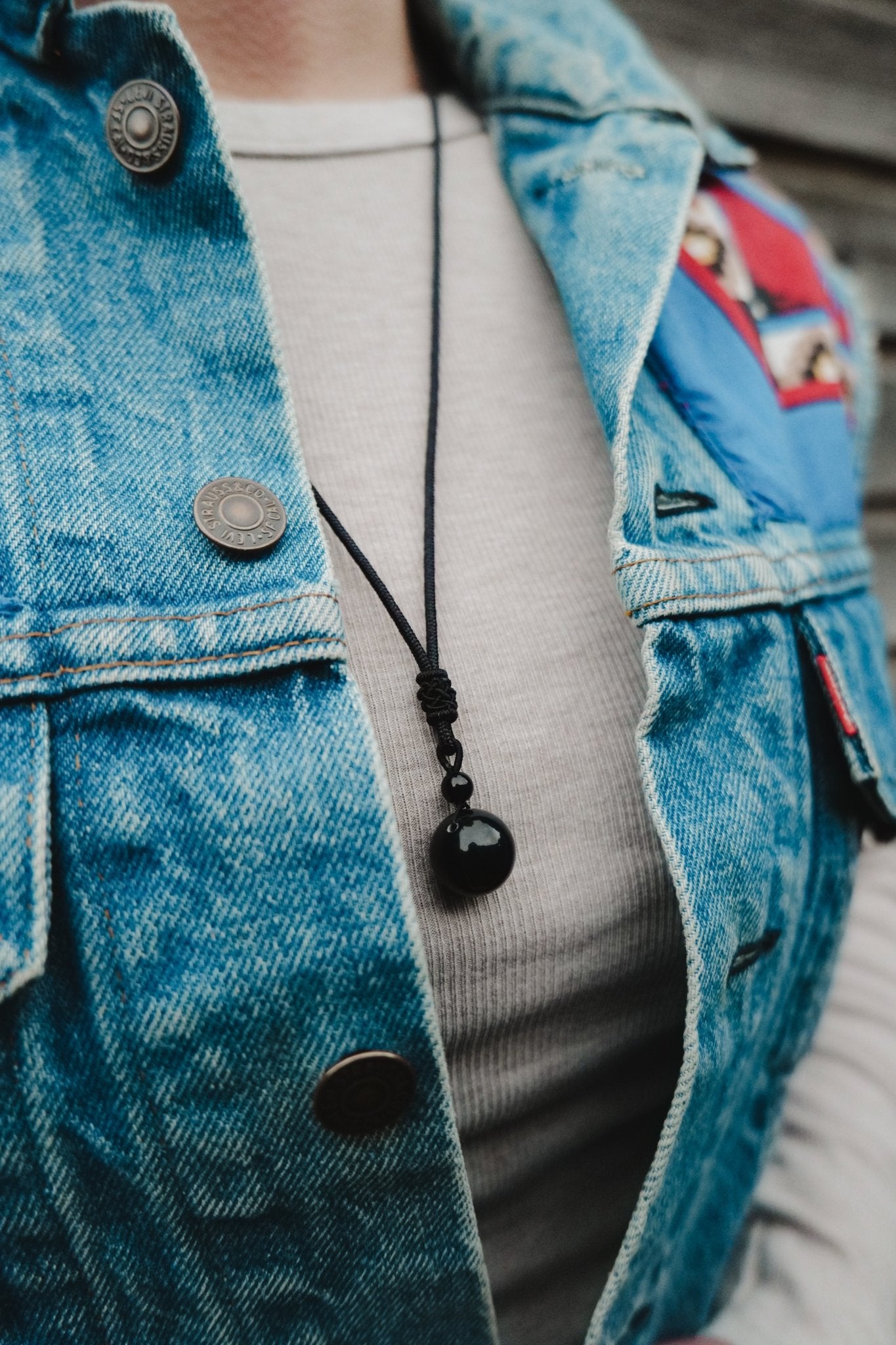 Handgeknoopte ketting Obsidiaan | Energiebazen