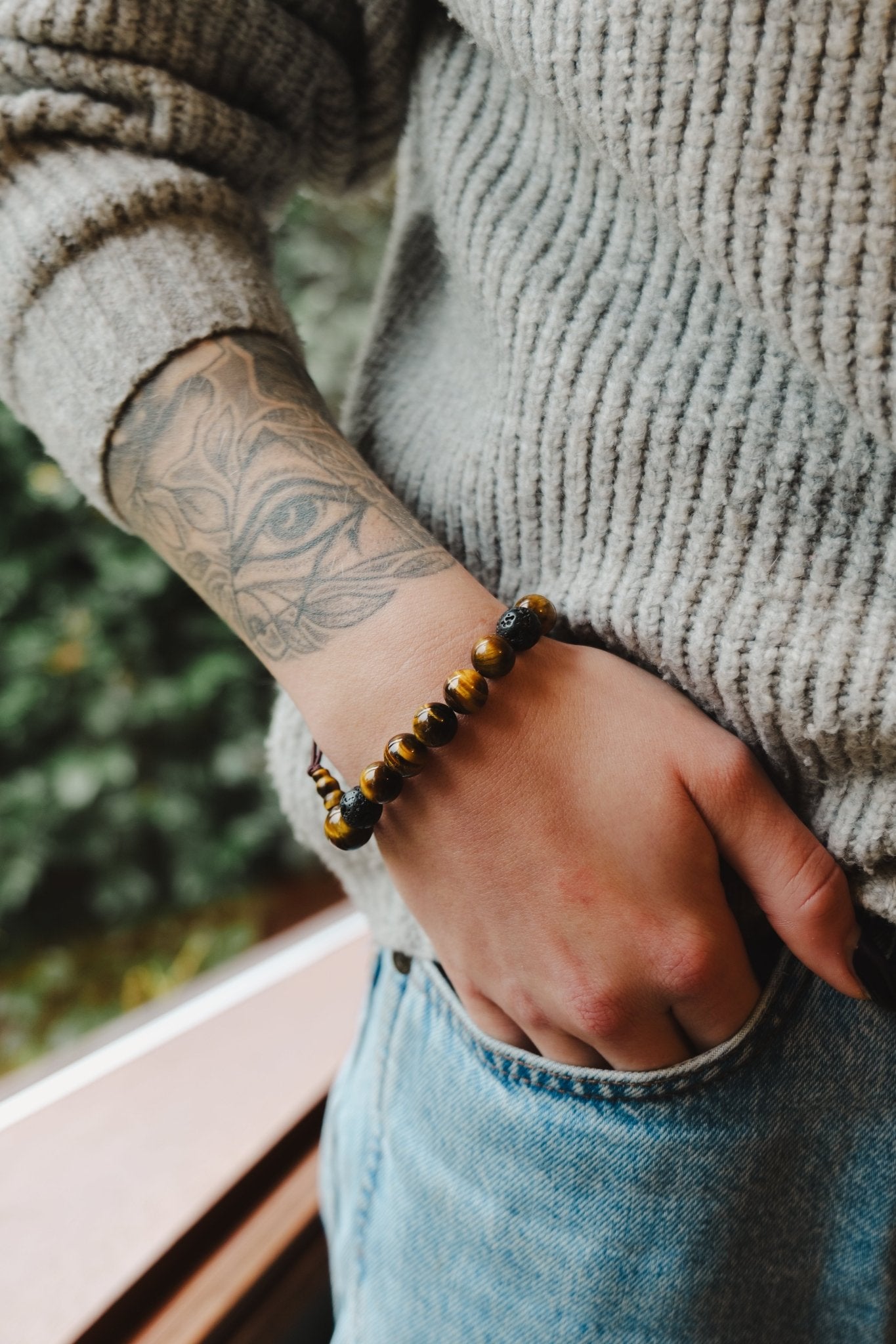 Kracht Kralen armband Tijgeroog | Energiebazen