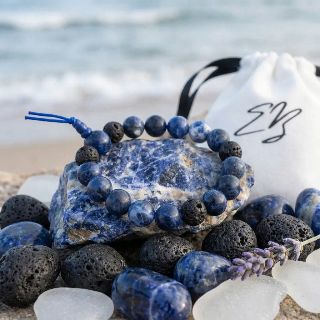 Kracht Kralen armband Sodaliet