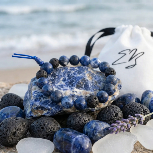 Kracht Kralen armband Sodaliet