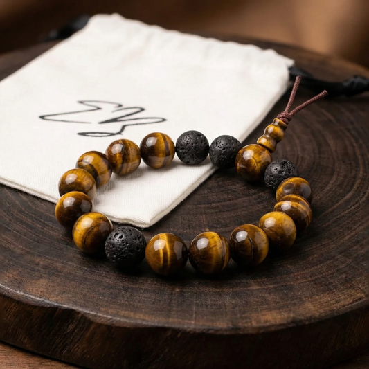 Kracht Kralen armband Tijgeroog