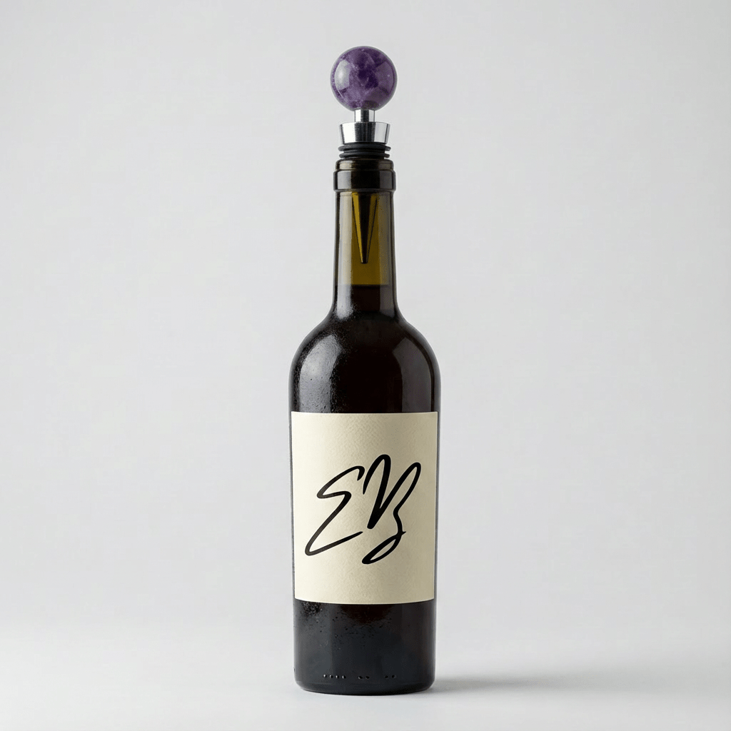 Onder Druk wijnstopper Amethist | Energiebazen