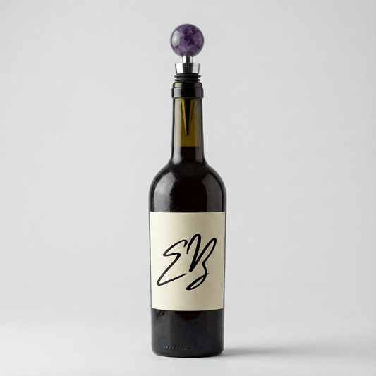 Onder Druk wijnstopper Amethist | Energiebazen